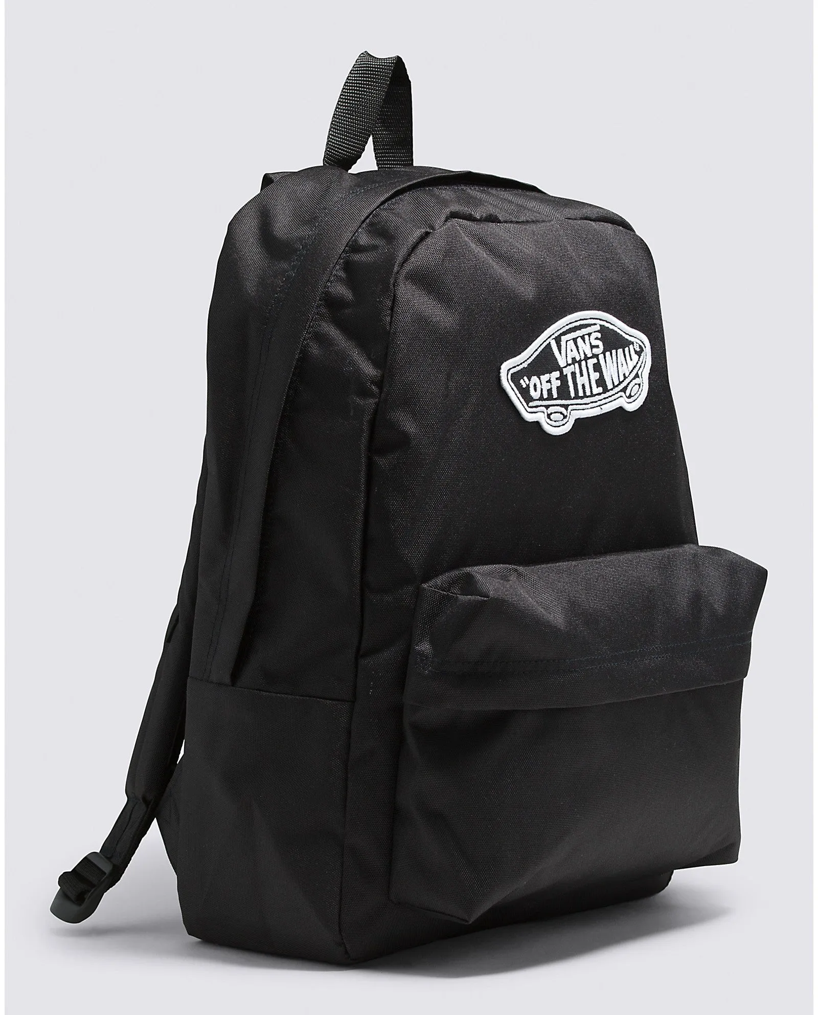 VANS WOMEN'S REALM SOLID BACKPACK (BLACK)