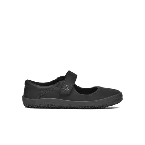 Vivobarefoot Wyn School Kids Obsidian Black