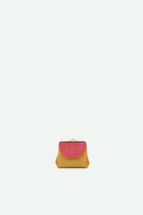 wallet | la promenade | coloré | madeleine beige  croissant brown   tulip pink - 1401009