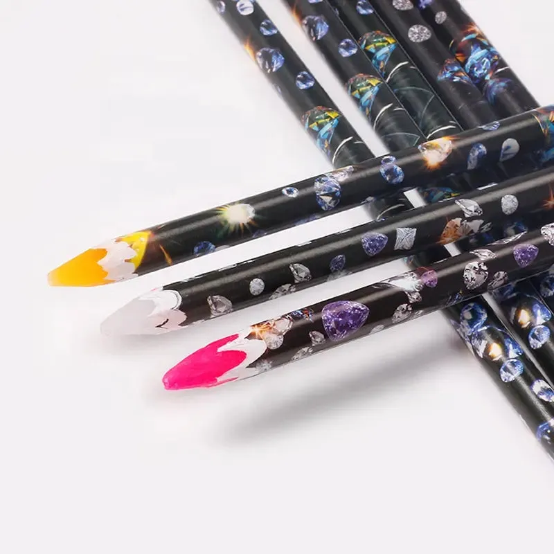 Wax rhinestone pencil