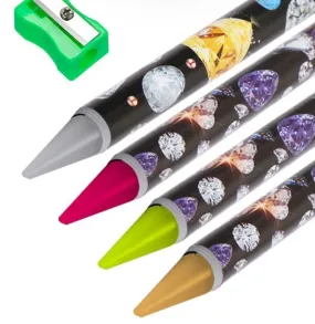 Wax rhinestone pencil