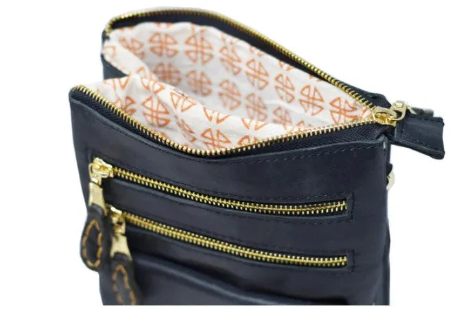 Zegeba Orange Crossbody Bag