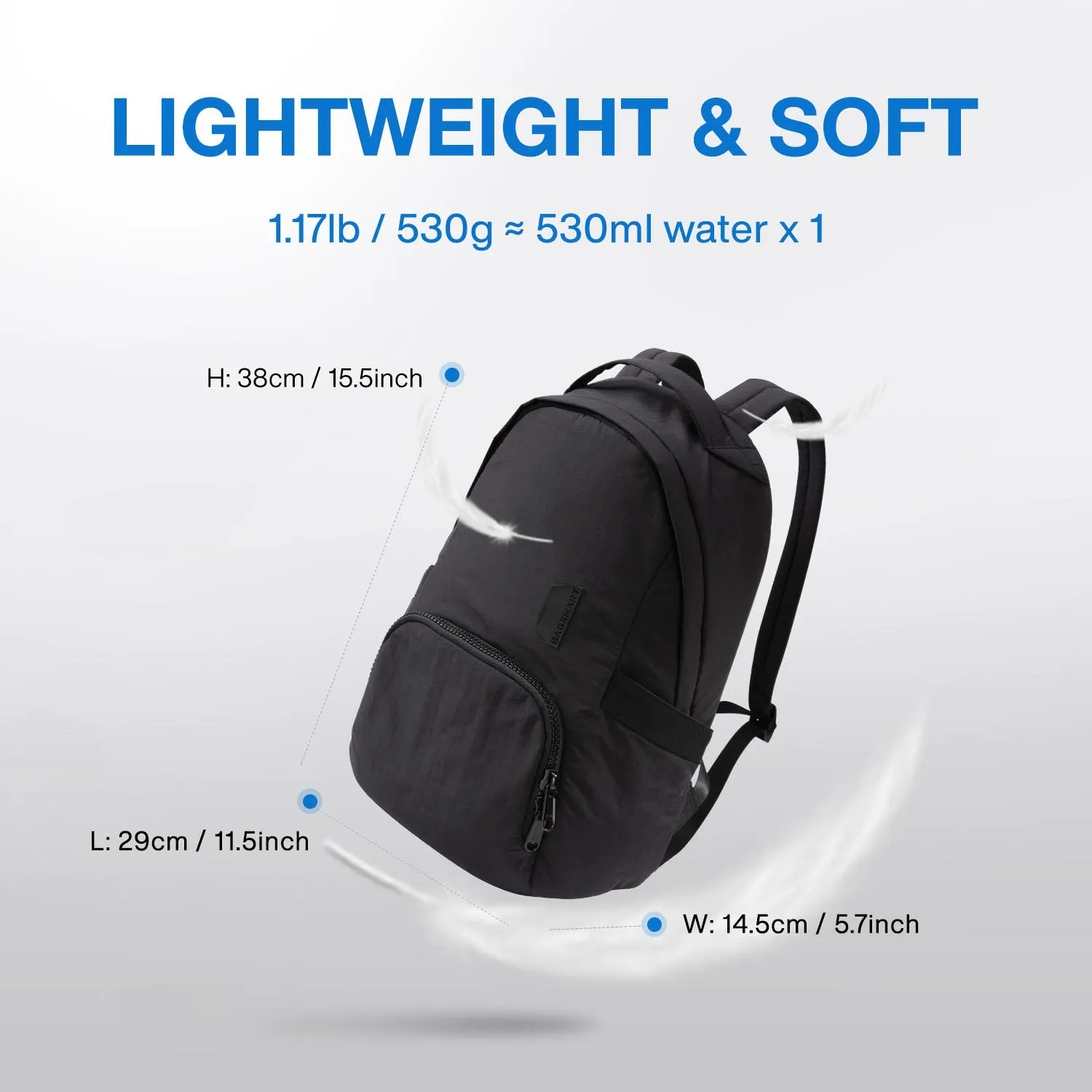 Zoraesque 13.3 Inch Featherlight Backpack